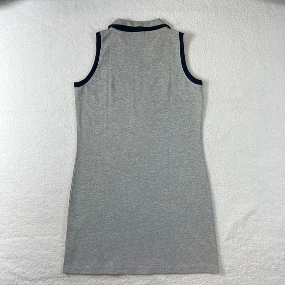 Polo Jeans‎ Co. Made in USA Sleeveless Polo Dress Gray Women's Size M VTG NMT - Picture 2 of 11